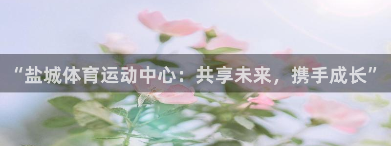 bsports必一运动：“盐城体育运动中心：共享未来，携手成长”